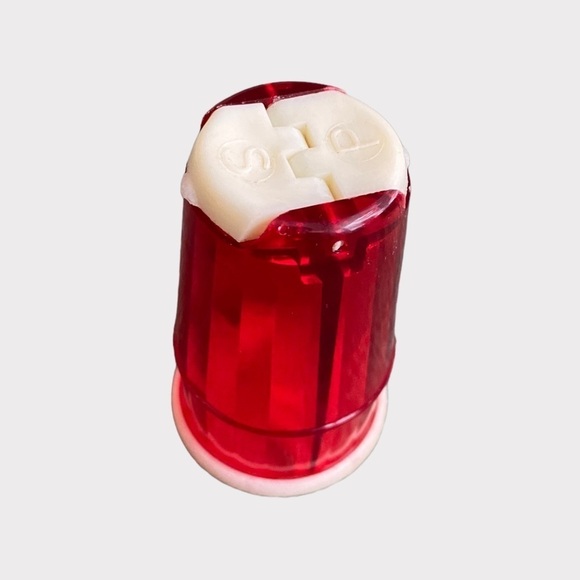 Vintage | Salt and Pepper Shaker 2-in-1 Red Plastic Flip Up Caps France YLA(SC) - Picture 1 of 6